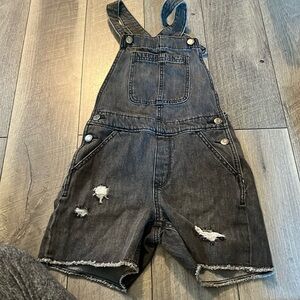 Gap black overalls